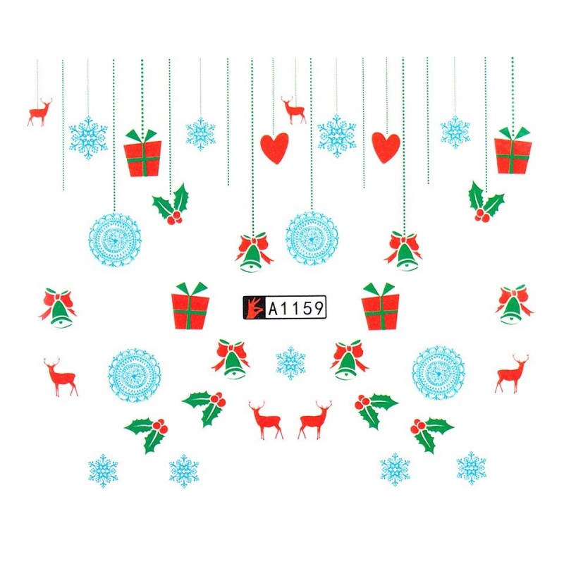 Set 4 x Tatuaj Unghii Luxorise Holiday Frost, A1159