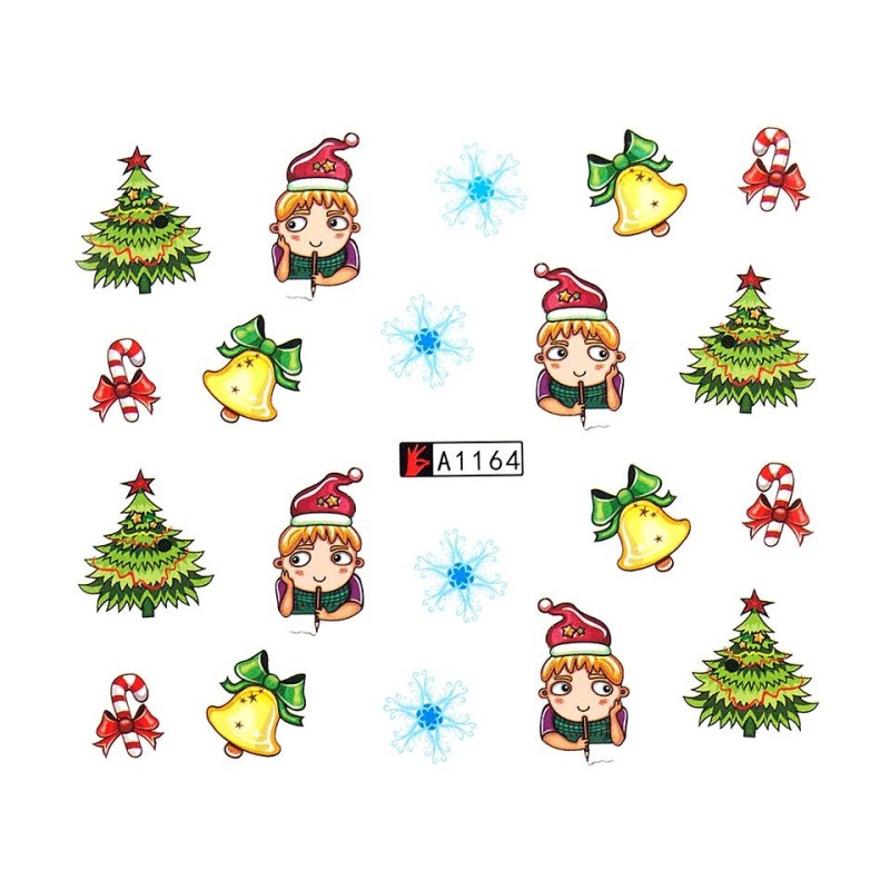 Set 4 x Tatuaj Unghii Luxorise Holiday Play, A1164