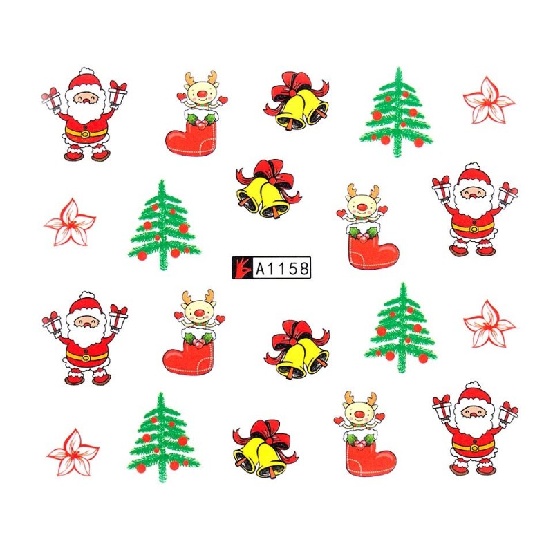 Set 4 x Tatuaj Unghii Luxorise Holiday Wind, A1158