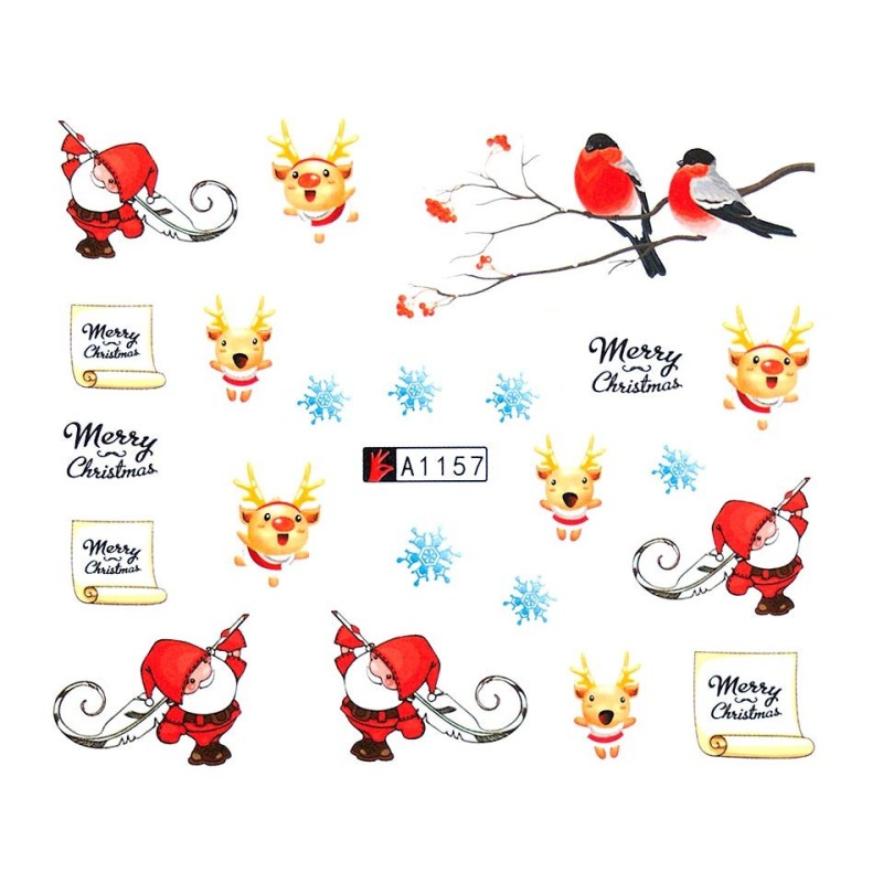 Set 4 x Tatuaj Unghii Luxorise Holiday Zoom, A1157