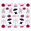 Set 4 x Tatuaj Unghii Luxorise Love In Paris, Bn-1073