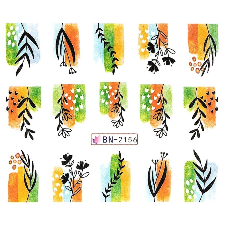 Set 4 x Tatuaj Unghii Luxorise Nature Vibes, Bn-2156