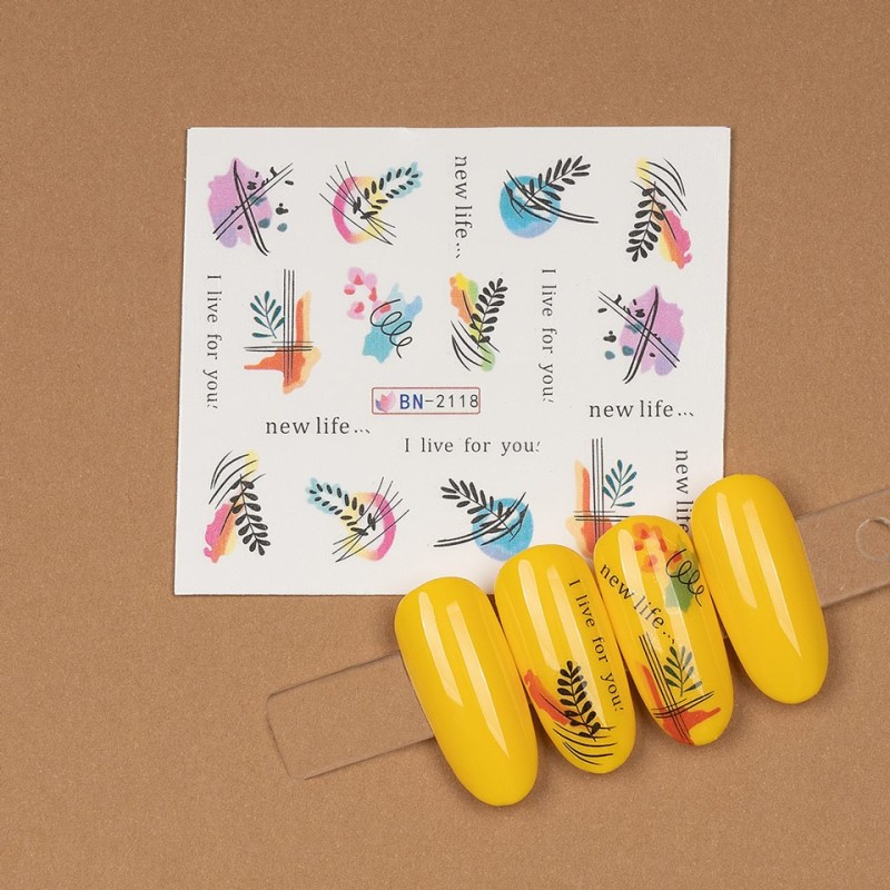 Set 4 x Tatuaj Unghii Luxorise New Crush, Bn-2118