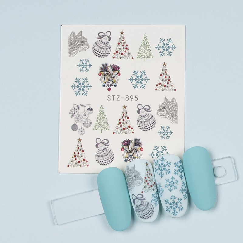 Set 4 x Tatuaj Unghii Luxorise Simple Holiday Art, Stz-895