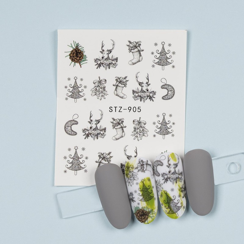 Set 4 x Tatuaj Unghii Luxorise Simple Holiday Glam, Stz-905