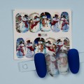 Set 4 x Tatuaj Unghii Luxorise Snowmen Hug, A1148