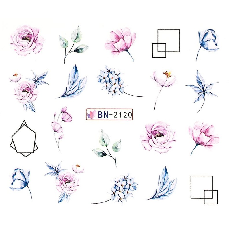 Set 4 x Tatuaj Unghii Luxorise Soft Nature, Bn-2120