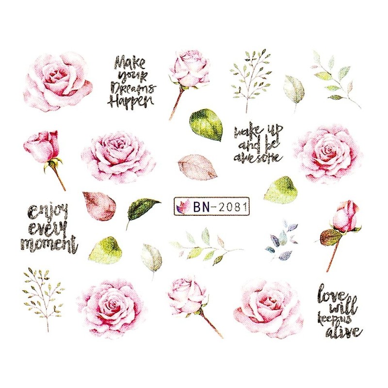 Set 4 x Tatuaj Unghii Luxorise Special Moment, Bn-2081