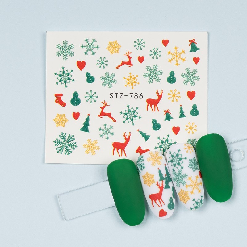 Set 4 x Tatuaj Unghii Luxorise Winter Story, Stz-786