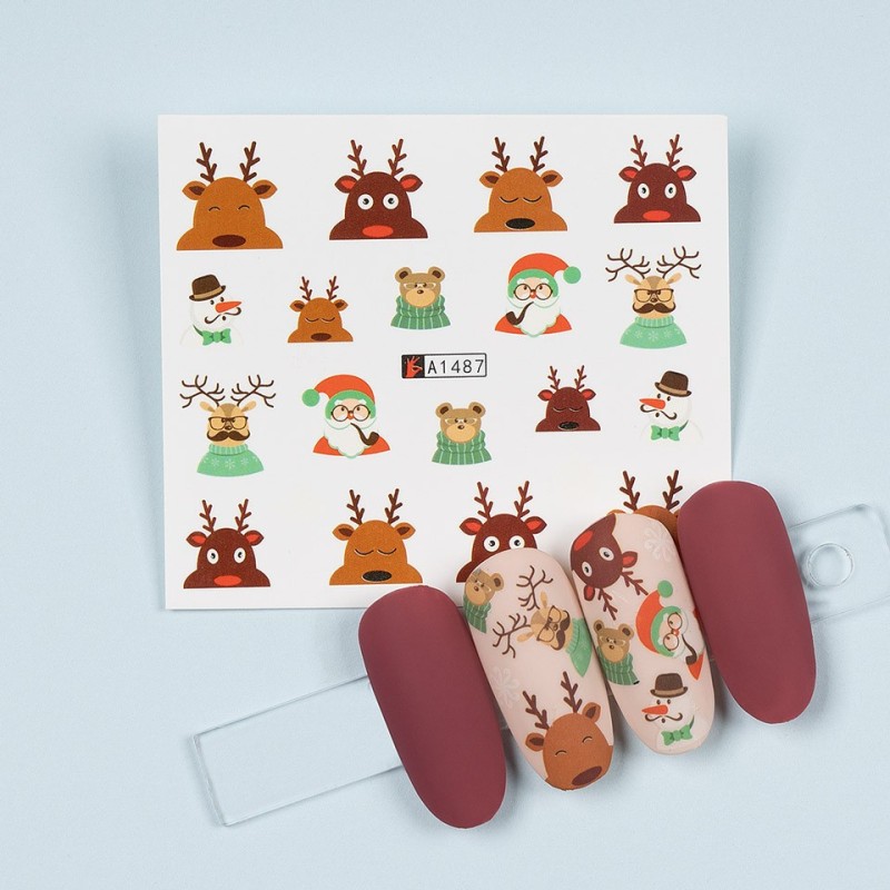 Set 4 x Tatuaj Unghii Luxorise Winter Wishes, A1487