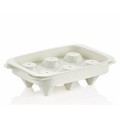 Set 4 x Tavita pentru Cuburi Gheata, 80 ml, din Plastic, Qlux