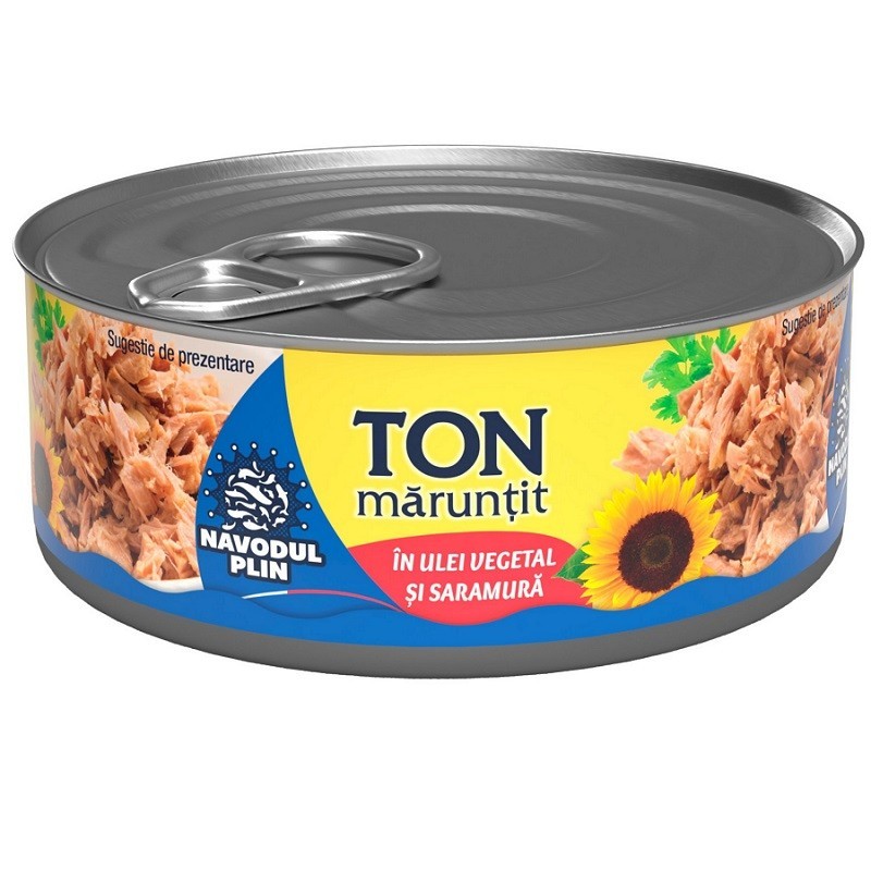 Set 4 x Ton Maruntit in Ulei Vegetal, Navodul, 160 g