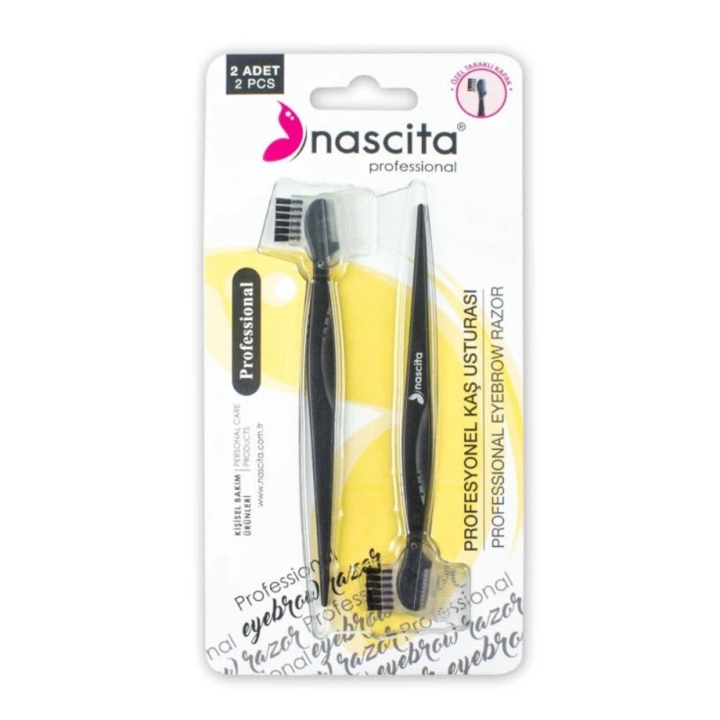 Set 4 x Trimmer si Perie pentru Sprancene, Nascita Professional