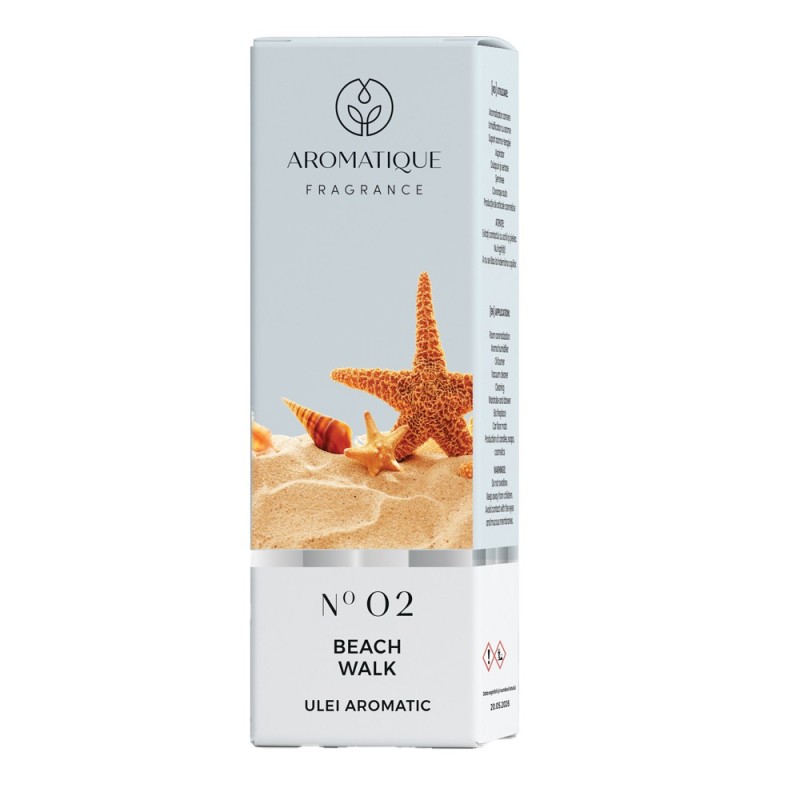 Set 4 x Ulei Aromat, Aromatique Beach Walk, 10 ml, Ambalat la Cutie