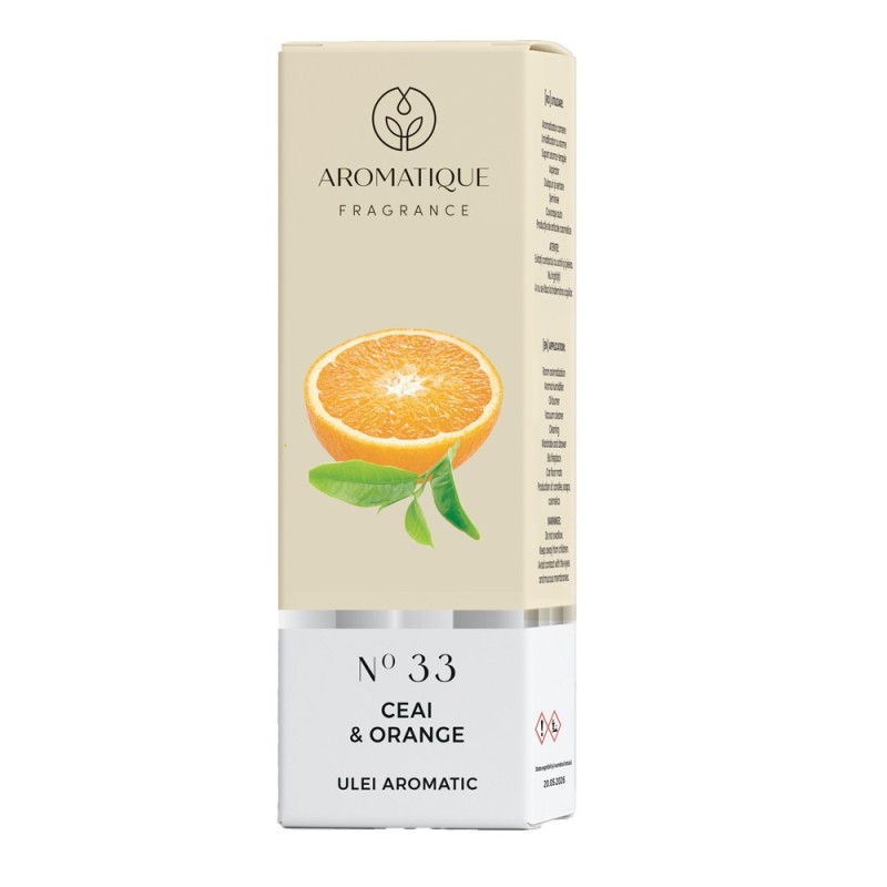 Set 4 x Ulei Aromat, Aromatique Ceai si Portocala, 10 ml, Ambalat la Cutie