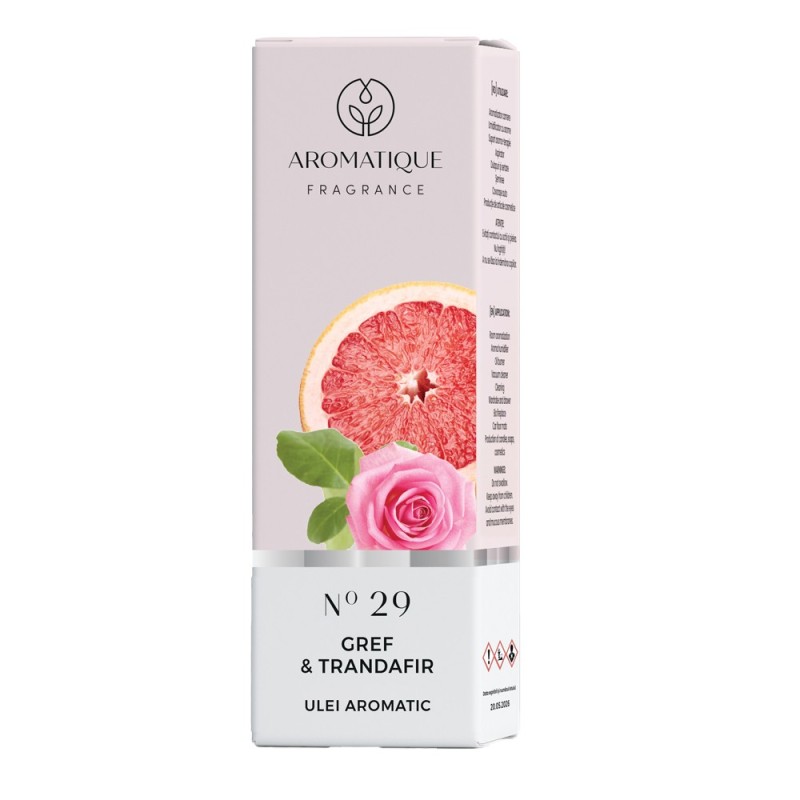 Set 4 x Ulei Aromat, Aromatique Grefe si Trandafiri, 10 ml, Ambalat la Cutie