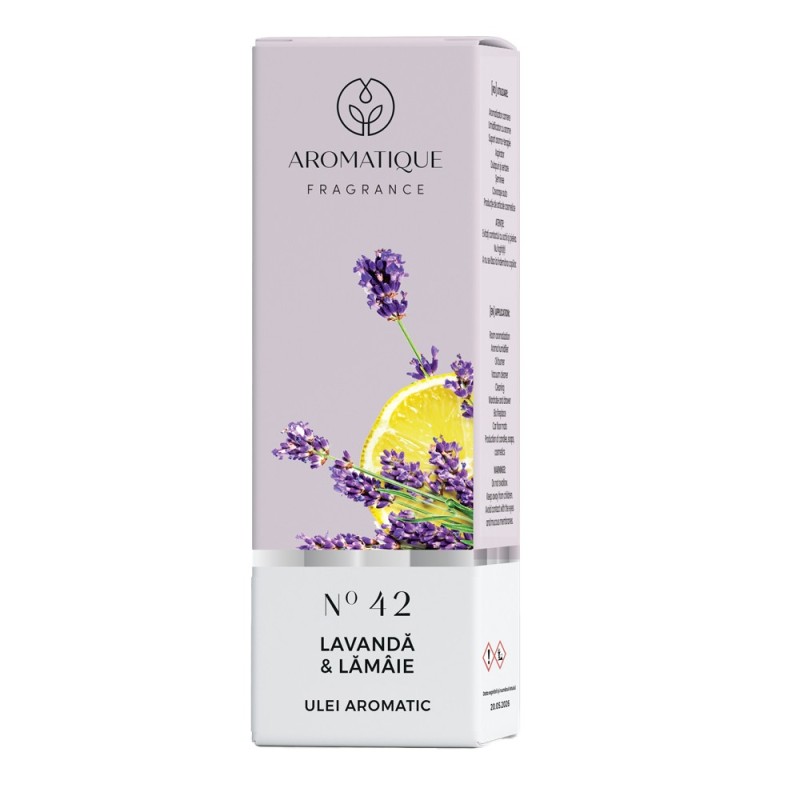 Set 4 x Ulei Aromat, Aromatique Lavanda si Lamaie, 10 ml, Ambalat la Cutie