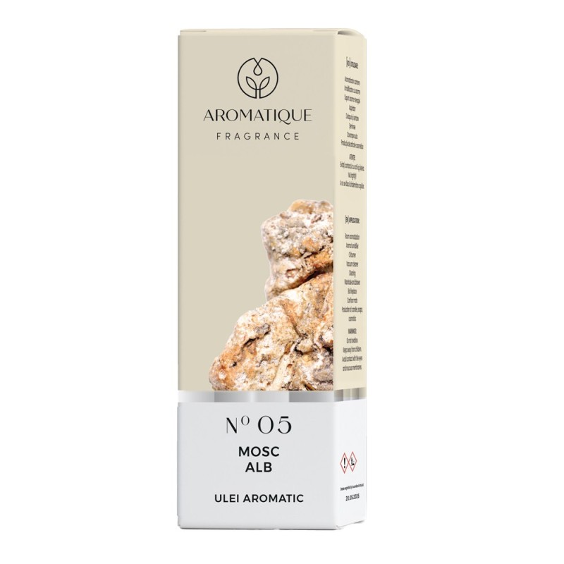 Set 4 x Ulei Aromat, Aromatique Mosc Alb,10 ml, Ambalat la Cutie