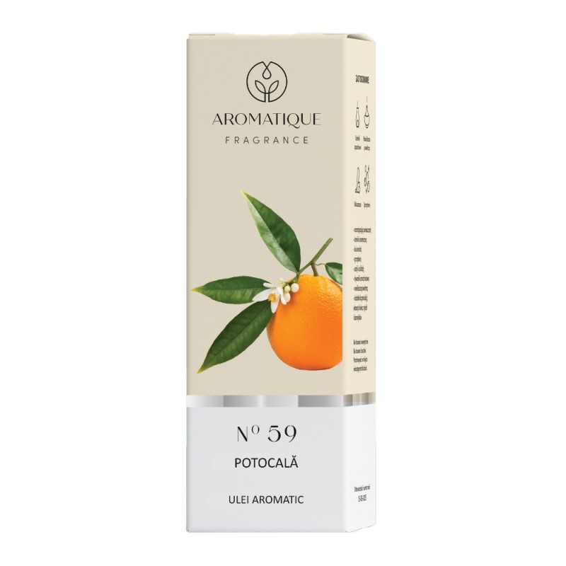 Set 4 x Ulei Aromat Aromatique Portocala, 10 ml, Ambalat la Cutie