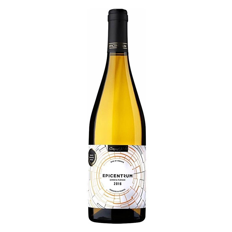 Set 4 x Vin Alb, Epicentrum, Girboiu, Sarba & Plavaie, Sec, 0.75 l