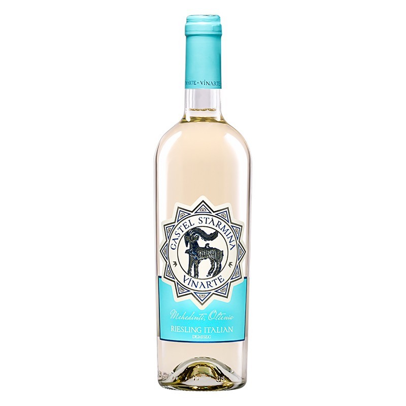 Set 4 x Vin Castel Starmina Vinarte, Riesling Alb Demisec 0.75 l