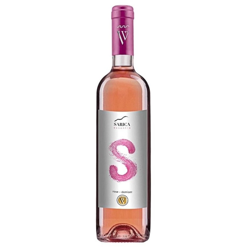 Set 4 x Vin Rose Sarica Essentia, Demisec, 0.75 l