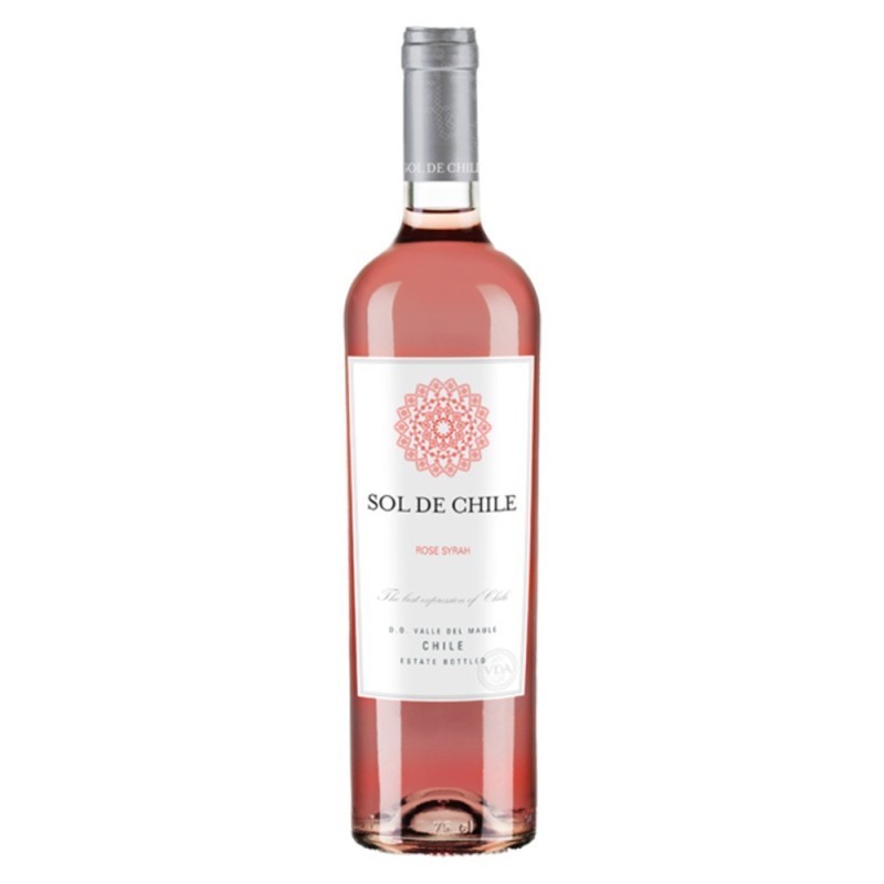 Set 4 x Vin Rose Sec, Sol De Chile Rose Syrah, 0.75 l