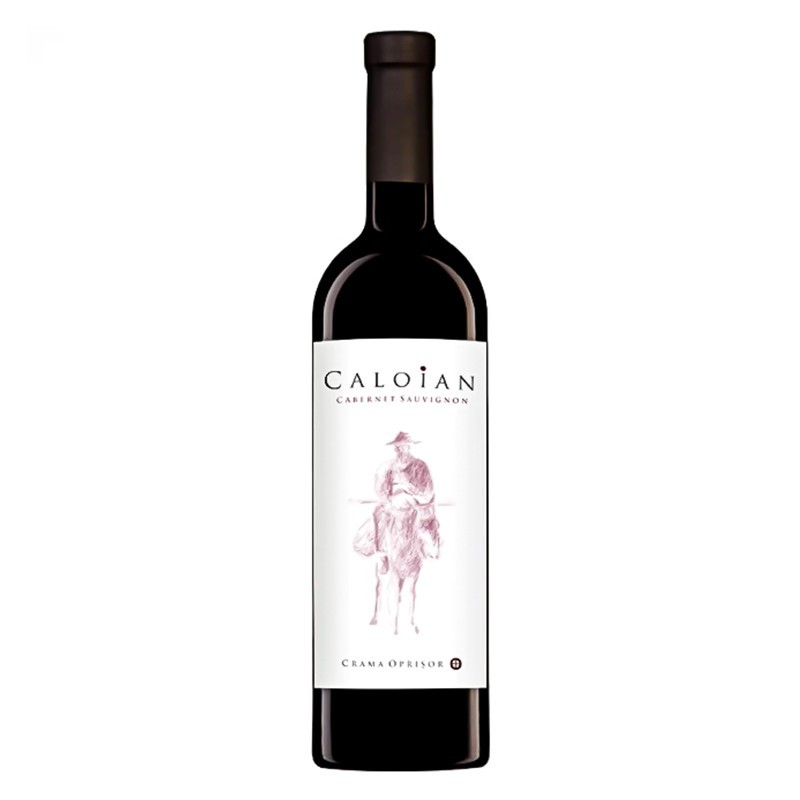 Set 4 x Vin Rosu, Caloian Cabernet Sauvignon, Sec, 0.75l