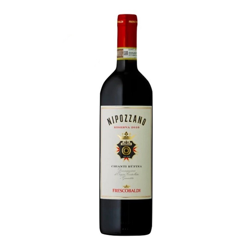 Set 4 x Vin Rosu Nipozzano Riserva Chianti Rufina DOCG Frescobaldi Castello Nipozzano Italia  13% Alcool, 0.75 l
