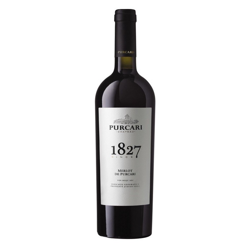 Set 4 x Vin Rosu Purcari 1827 Merlot Sec, 0.75 l