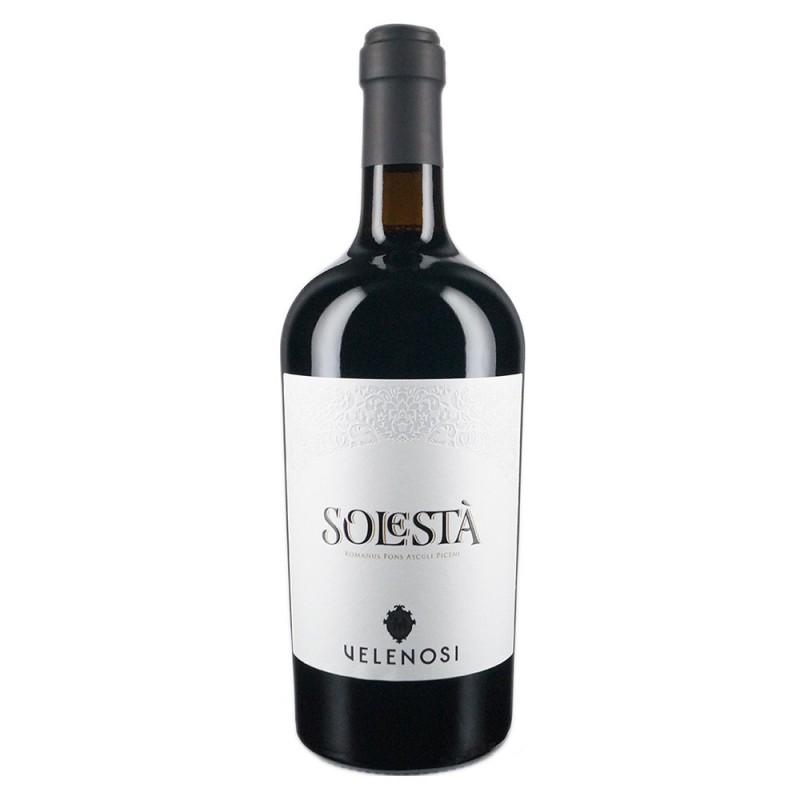 Set 4 x Vin Rosu Solesta Rosso Piceno Superiore Velenosi DOC, Sec, 0.75 l
