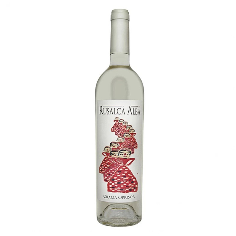 Set 4 x Vin Rusalca Alba Oprisor Cupaj Alb Sec 0.75 l