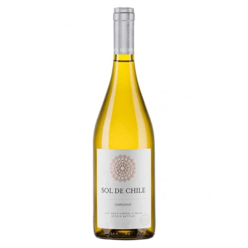 Set 4 x Vin Sol De Chile, Alb, Chardonnay, Sec, 0.75 l