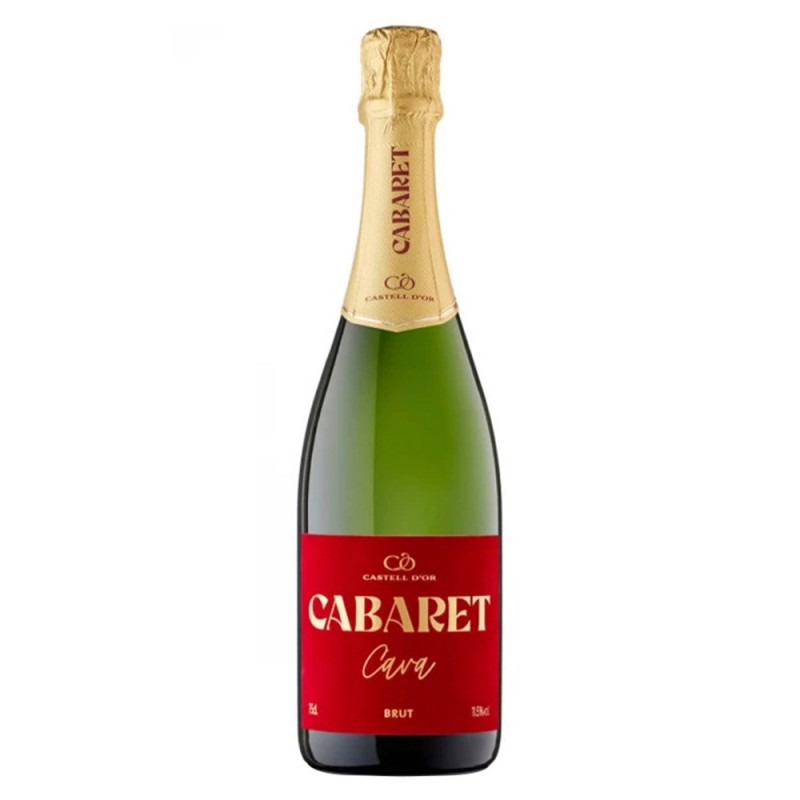 Set 4 x Vin Spumant Castell D'Or Cabaret Cava Brut , 0.75 l