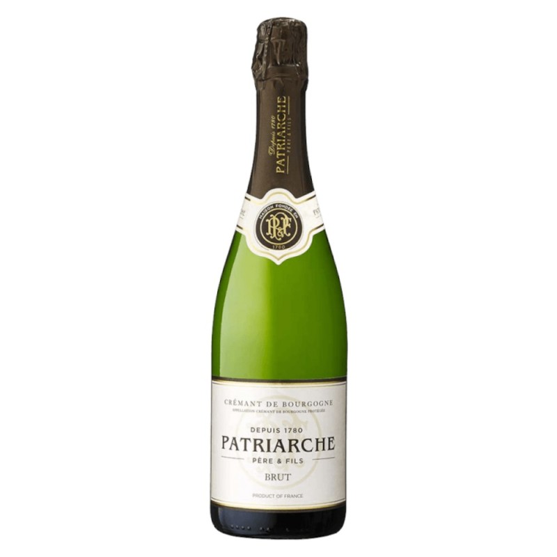 Set 4 x Vin Spumant Franta Patriarche, Alb, Cremant De Bourgogne, Brut, 0.75 l