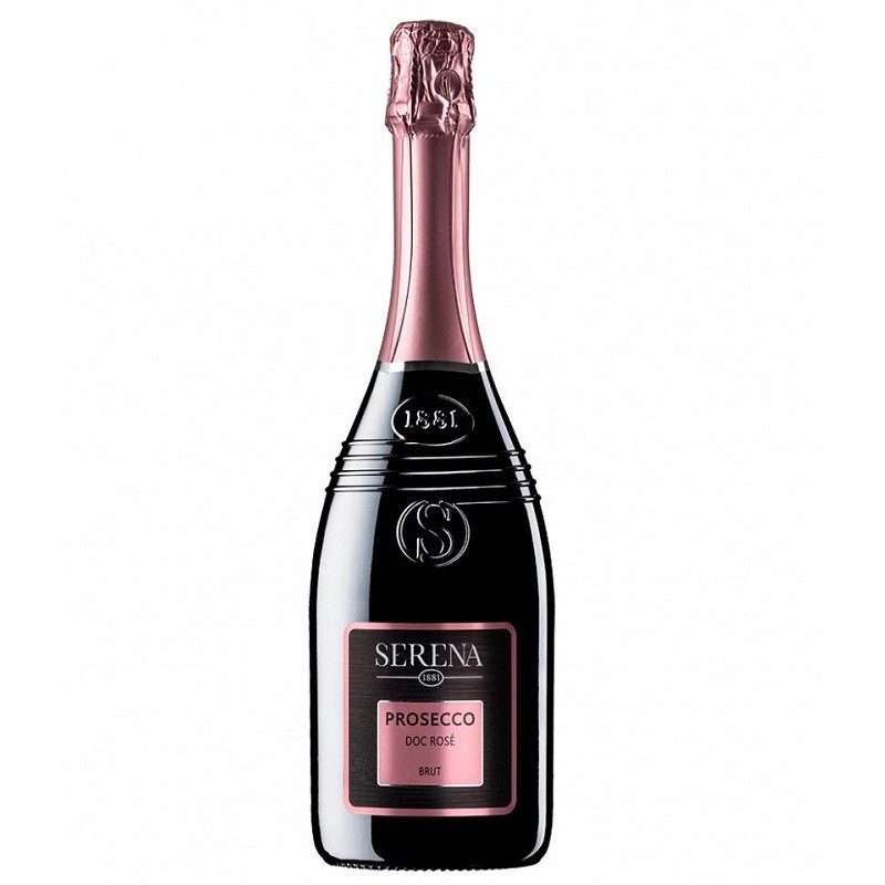 Set 4 x Vin Spumant Prosecco Rose Terra Serena 1881 Brut Doc 0.75 l