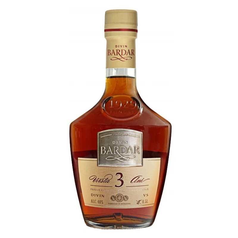 Set 4 x Vinars Divin Bardar 3 Ani, 40% Alcool, 0.5 l