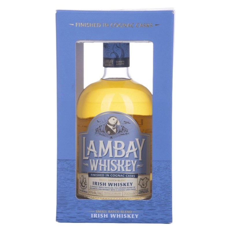 Set 4 x Whiskey Blended Irish Lambay 40% Alcool, 0.7 l