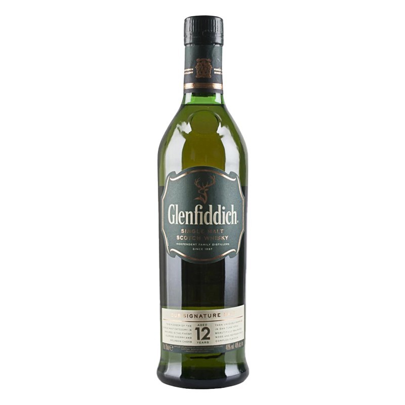 Set 4 x Whisky Glenfiddich Single Malt 12 Ani 40% Alcool 0.7 l