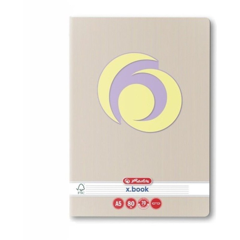 Set 40 x Caiet A5, 80 File, Dictando, Rainbow