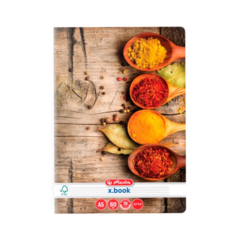 Set 40 x Caiet A5, 80 File, Dictando, Spices