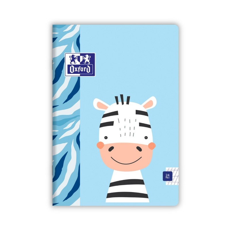 Set 40 x Caiet Oxford, A5, 24 File, Hartie Optik 90 g / mp, PEFC, Tip I, Colturi Rotunjite, Motiv Kids