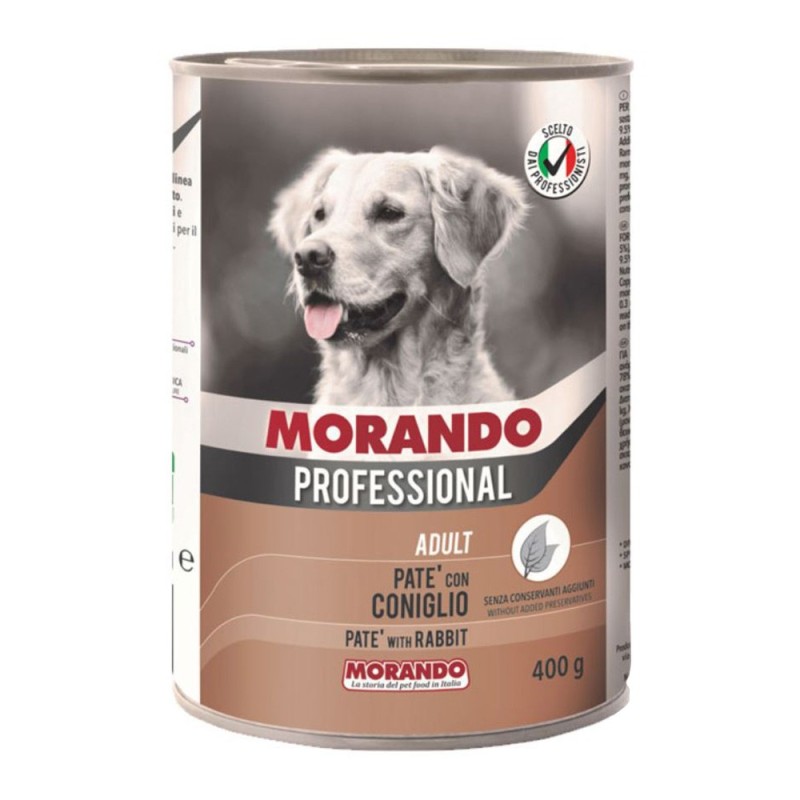 Set 42 x Hrana Umeda Caini, Adult, Morando Professional, Pate de Iepure, Conserva 400 g