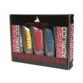 Set 5 Culori Acrilice, 75 ml Maimeri Acrilico
