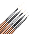 Set 5 Pensule Pictura Unghii pentru Linii Fine Luxorise