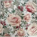 Set 5 x 20 Servetele in Trei Straturi, 33 x 33 cm, Motive Florale, Mixate