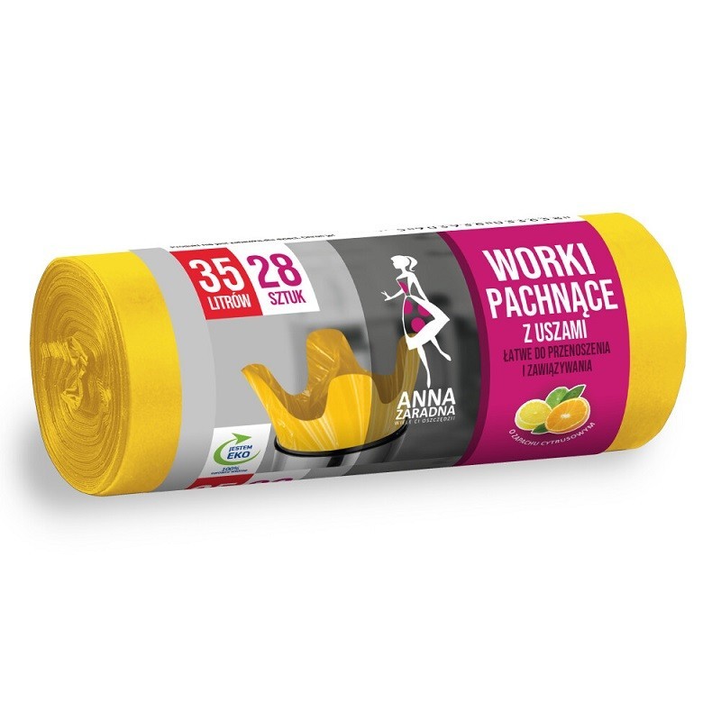 Set 5 x 28 Saci Menajeri cu Urechi Parfumati Anna, 35 l