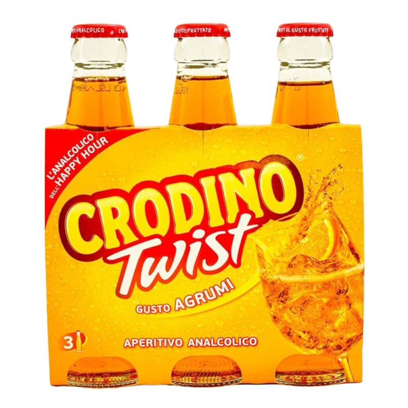 Set 5 x 3 Aperitiv, Crodino, Fara Alcool, 175 ml