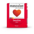 Set 5 x 3 Prezervative Masculan Sensitive