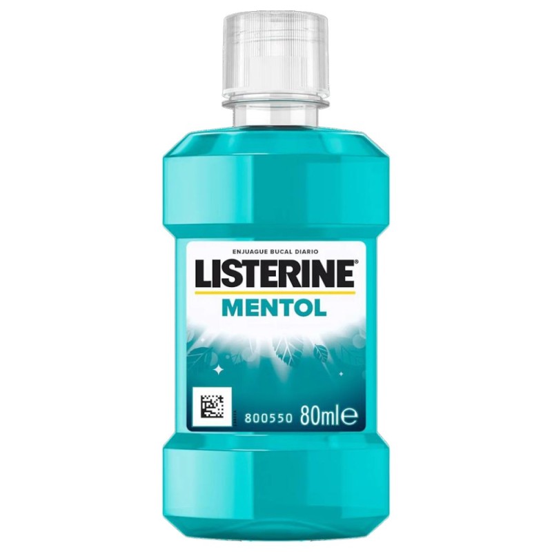 Set 5 x Apa de Gura Listerine, Mentol, 80 ml